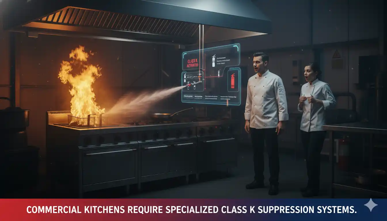 Commercial fire safety equipment Hyderabad for kitchens and offices