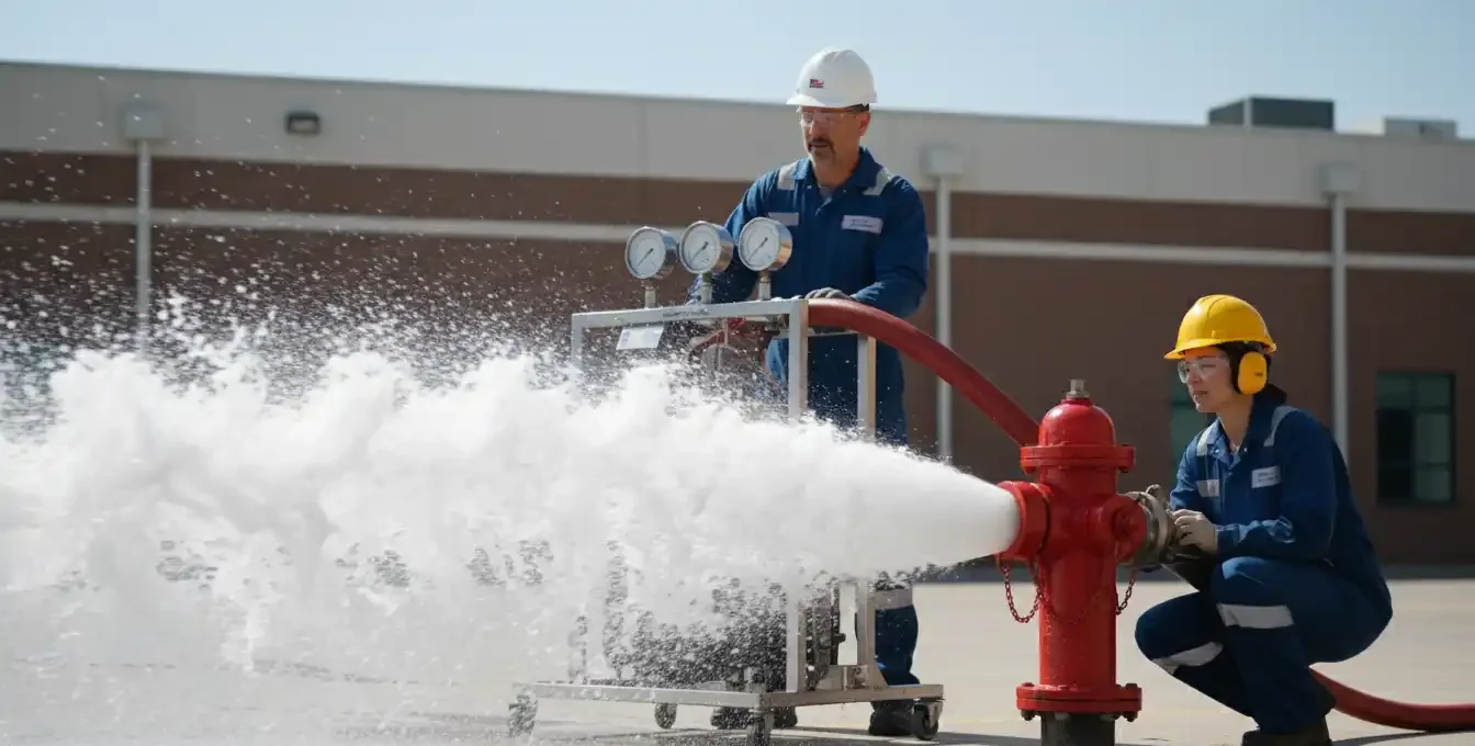 industrial fire protection systems testing