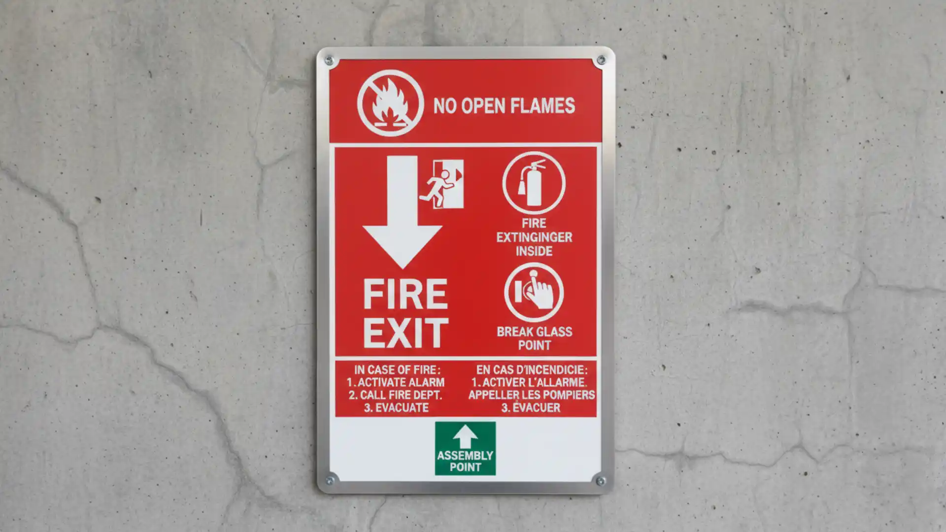 Legal Fire Safety Signage Requirements for Businesses in Hyderabad compliance visual
